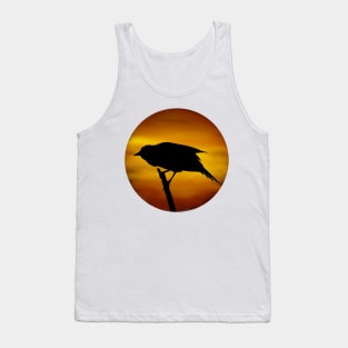 Redwing Blackbird Marsh Sunset Tank Top